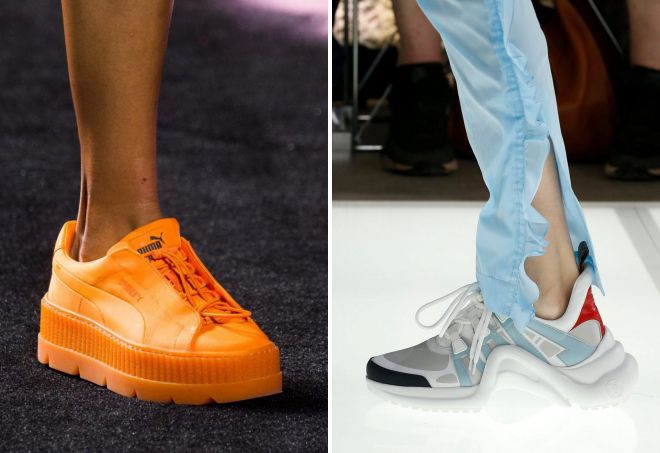 обувь весна 2018 года модные тенденции