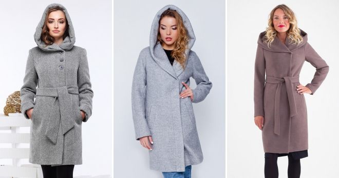 Пальто с капюшоном - мода 2019 варианты
