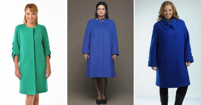 Модные пальто 2019 для полных прямое