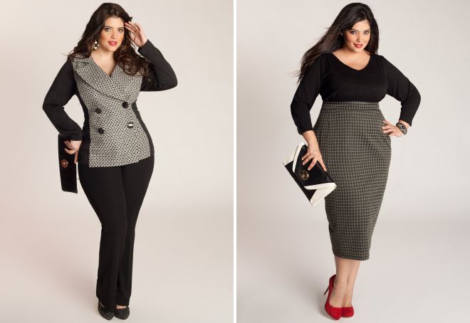 business style for obese women