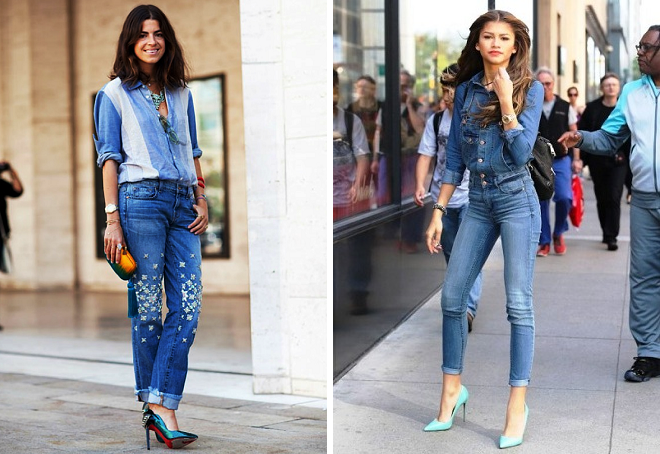 джинсовый стиль в одежде для женщин