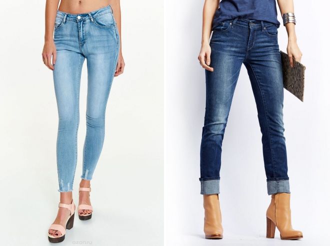 женские стильные джинсы