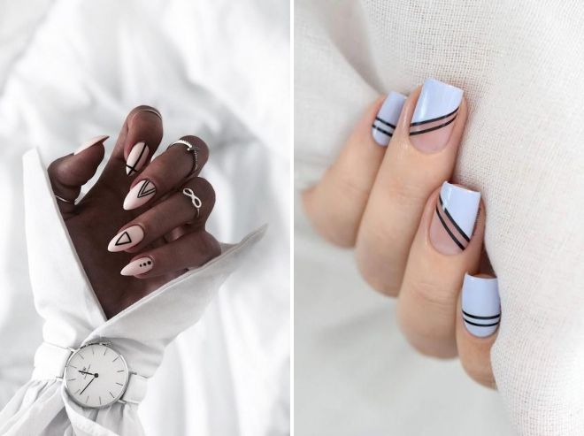 geometry nails spring 2020