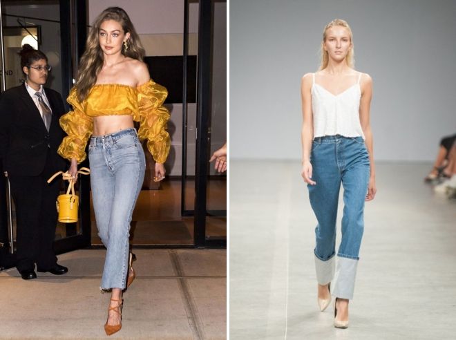 женские джинсы мода 2020 год