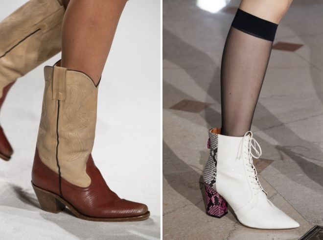 какие женские ботинки в моде 2020