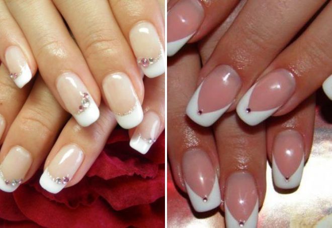 white french manicure 2018