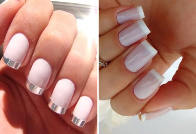 French mirror manicure