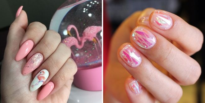 soft pink manicure 2019