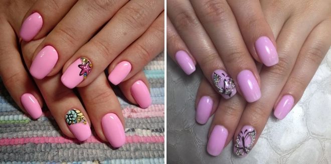 pink manicure 2019 fashion trends