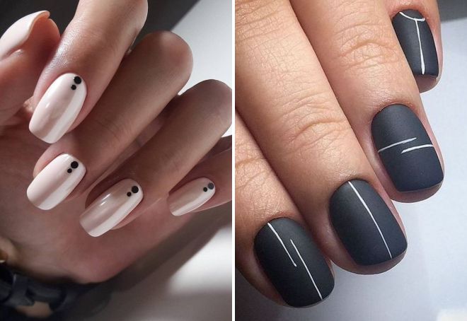 nail design geometry minimalism