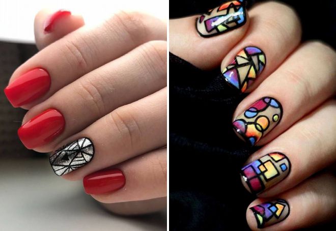 nail design geometry abstraction