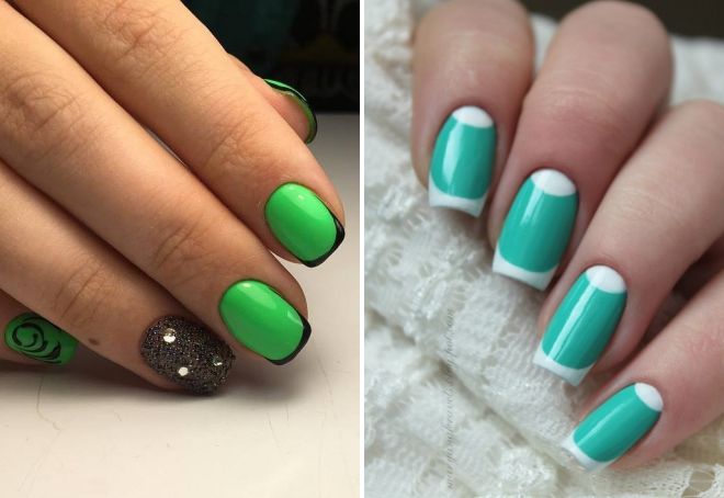 green french manicure