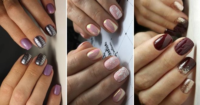 Manicure winter 2019-2020 for short nails fashion