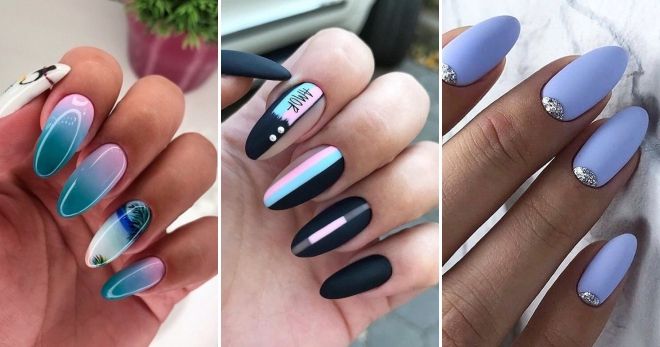 Manicure winter 2020 for long nails style