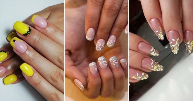 French manicure - winter 2020 ideas