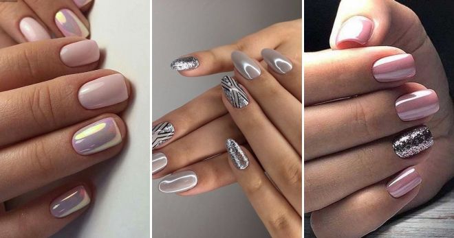 Manicure winter 2020 with rubbing options