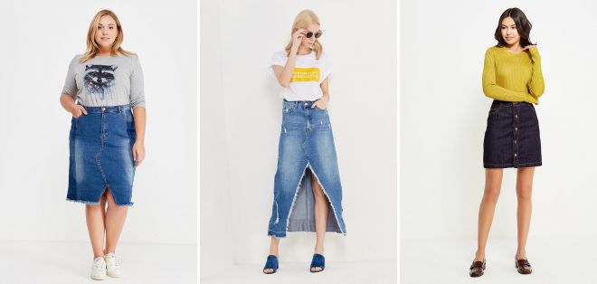 джинсовая юбка 2018