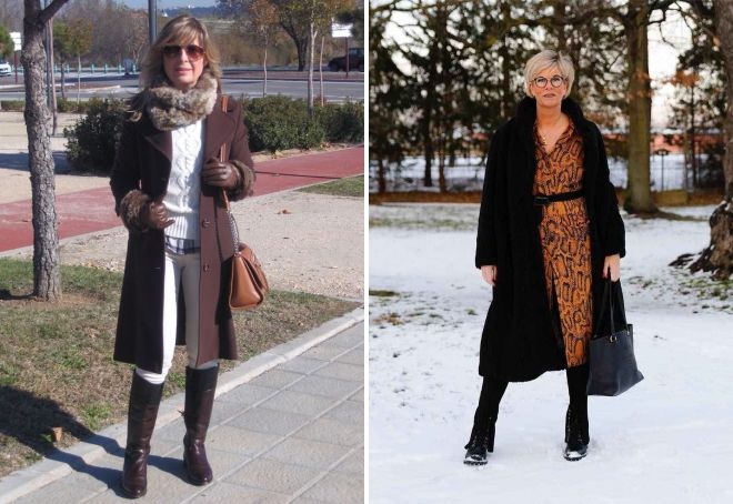 зимняя мода для женщин за 40