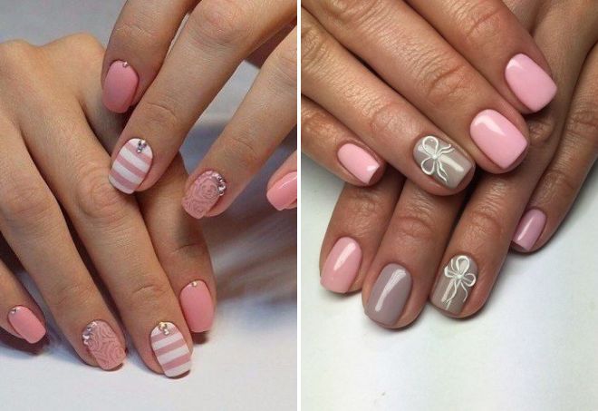 pale pink manicure ideas