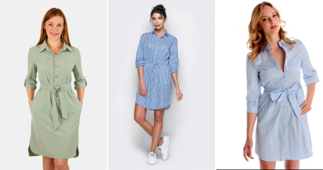 Летние платья 2019 - модные тенденции рубашка