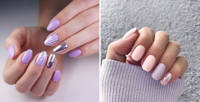 beautiful spring manicure for short nails