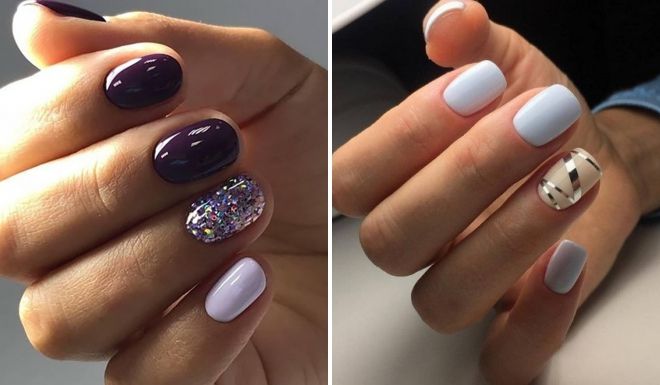 trendy spring manicure for short nails