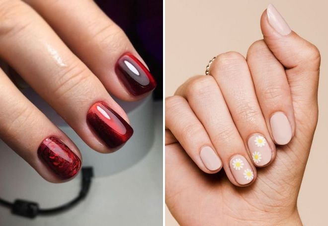 manicure ideas for short nails 2019