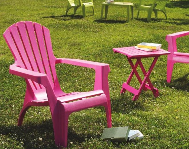 пластиковые кресла для сада