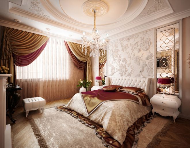 ковры в спальню классического стиля