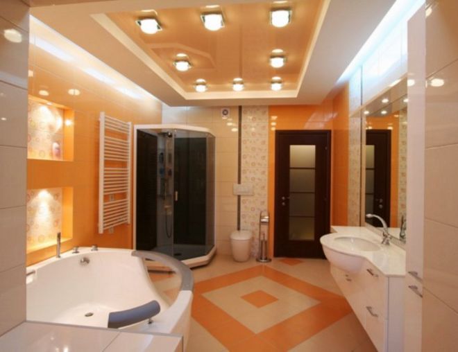 люстры для ванной комнаты с натяжным потолком