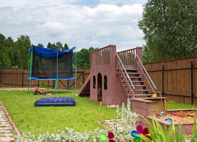 газон для детской площадки на даче