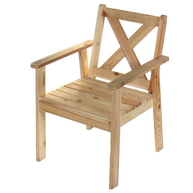 Деревянные садовые кресла