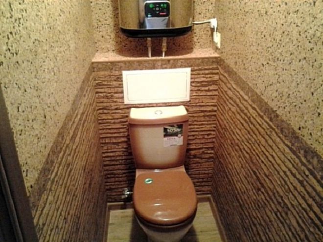 Туалет в эко стиле