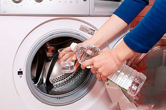 очистить стиральную машину от плесени уксусом