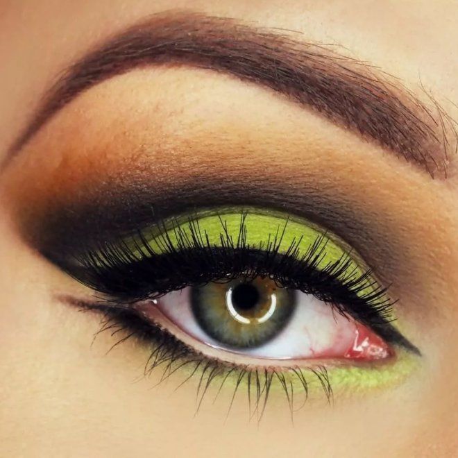 Идеи макияжа для зеленых глаз двенадцать