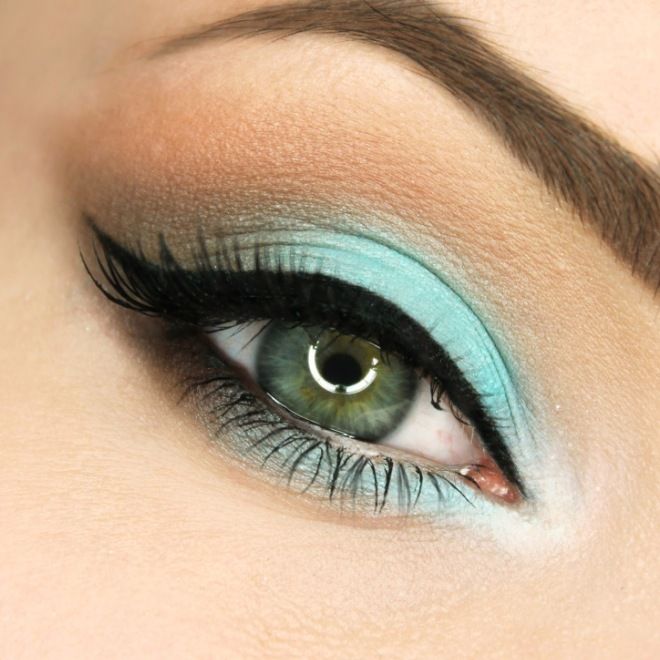 Идеи макияжа для зеленых глаз два