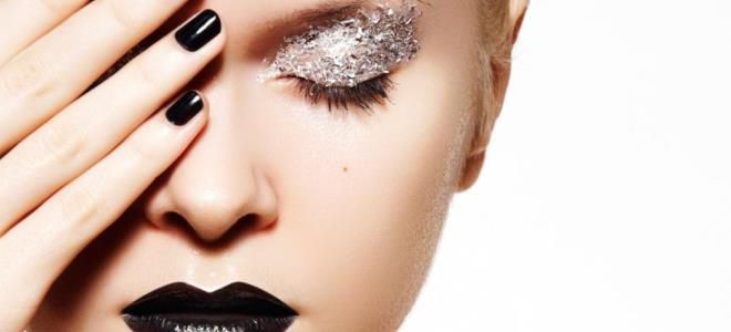 makeup with glitter