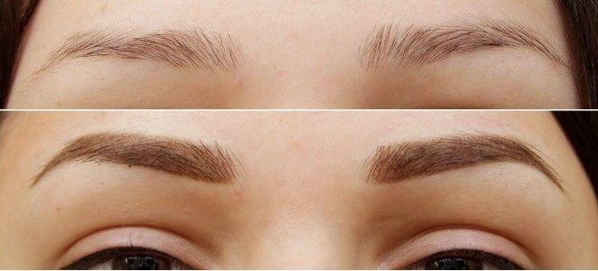 Техники перманентного макияжа бровей пудра
