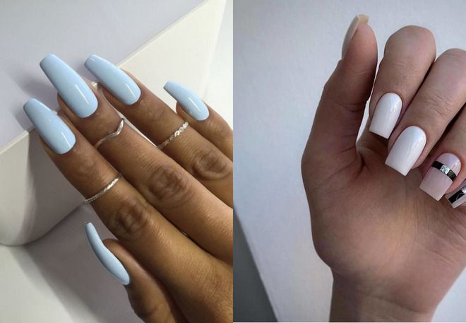light manicure for long nails