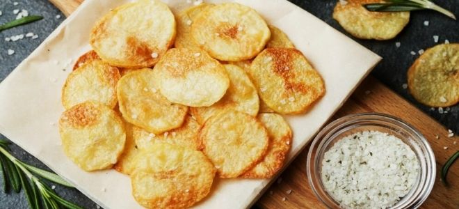картофельные чипсы во фритюре рецепт