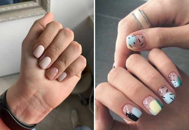 spring manicure ideas for short nails