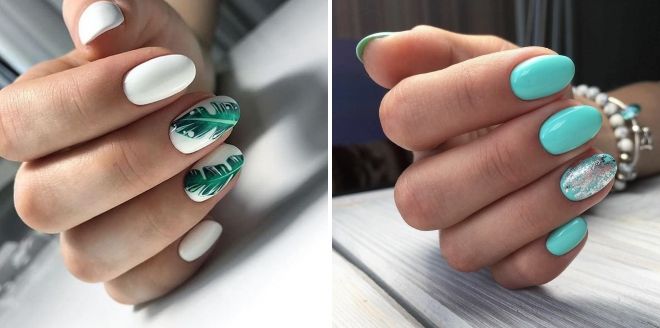 oval nails design summer 2020