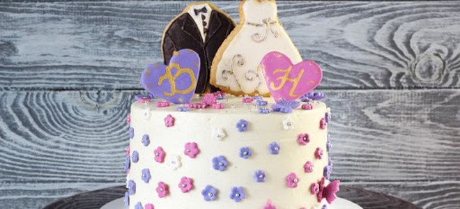 свадебный торт с пряниками