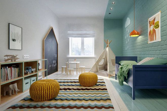 Детская комната в скандинавском стиле