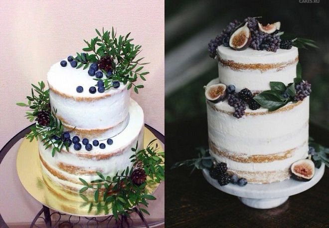 красивый свадебный двухъярусный торт