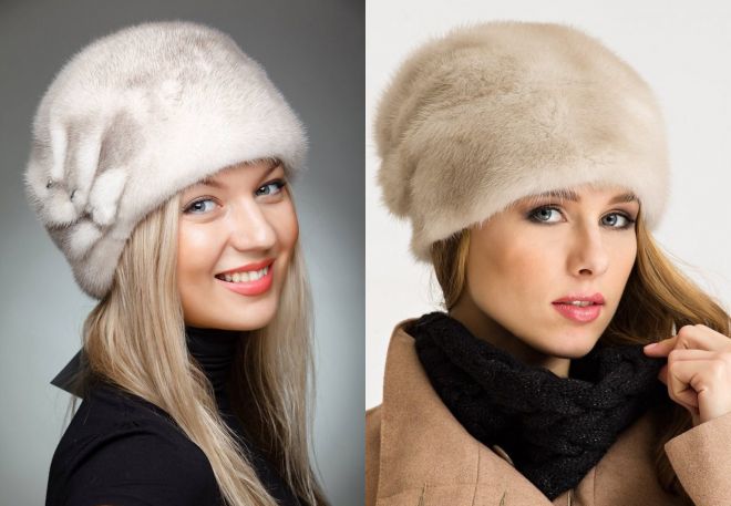 модные зимние меховые женские шапки