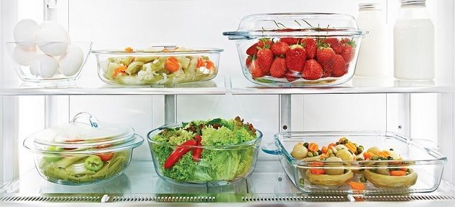 стеклянная посуда для холодильника