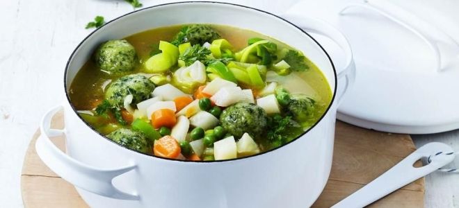 овощной суп из замороженных овощей