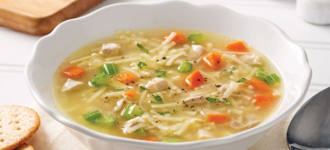 куриный суп с овощами рецепт