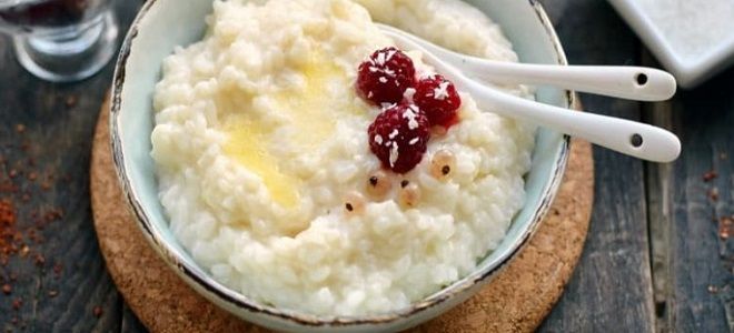 рисовая каша на молоке и воде рецепт
